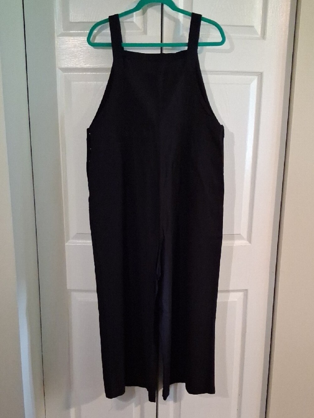 Black Women's Wide-Leg Jumpsuit - Picture 2 of 2